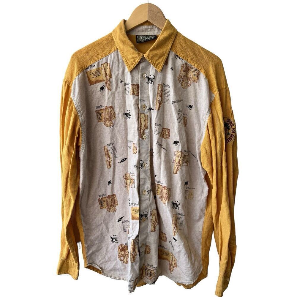 Ultra Rare AB 1953 Umberto Bilancioni Cotton Linen Button Down Size 52